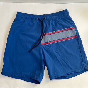 RHONE MENS Fletcher 6.5” Swim Trunks sz S Red White & Blue Bathing Summer